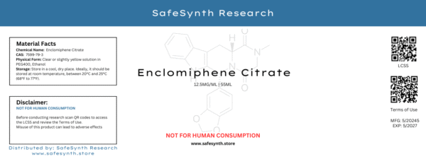 Enclomiphene-Solution 12.5mg/ml (55ml)